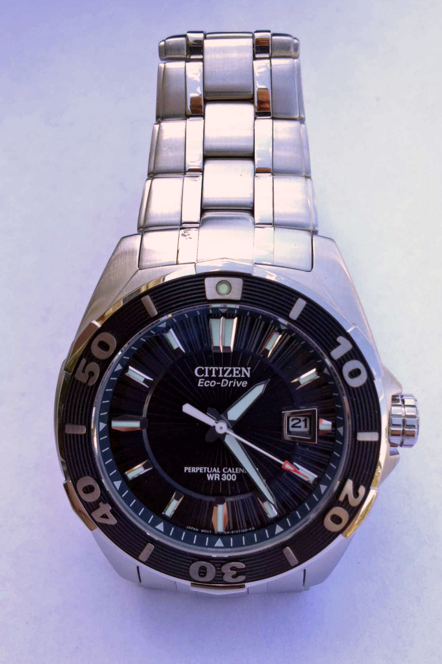 Citizen signature perpetual diver outlet bl1258 53l for sale