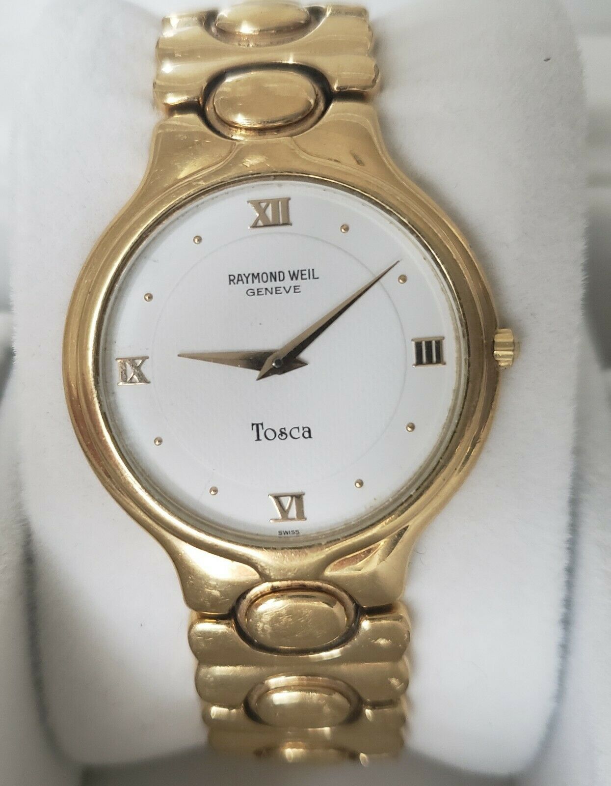 Like New.. RaymondWeil TOSCA lady Watch.. Gold Plated 18K.. With Diamond..  Only $320 Neg, Mobile Phones & Gadgets, Wearables & Smart Watches on  Carousell