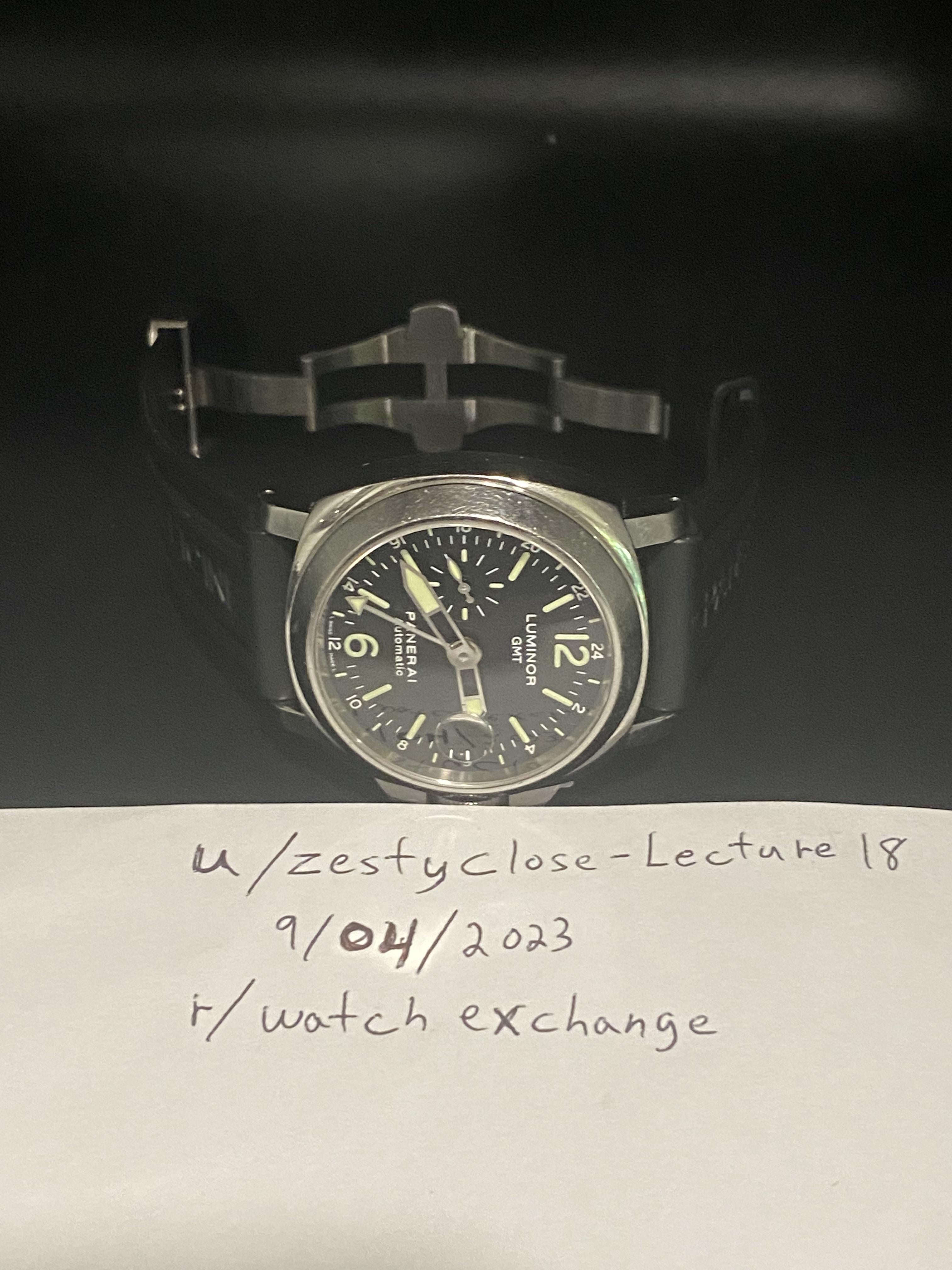 WTS RARE Panerai Luminor GMT Ghost Ocean Chronometer Brad