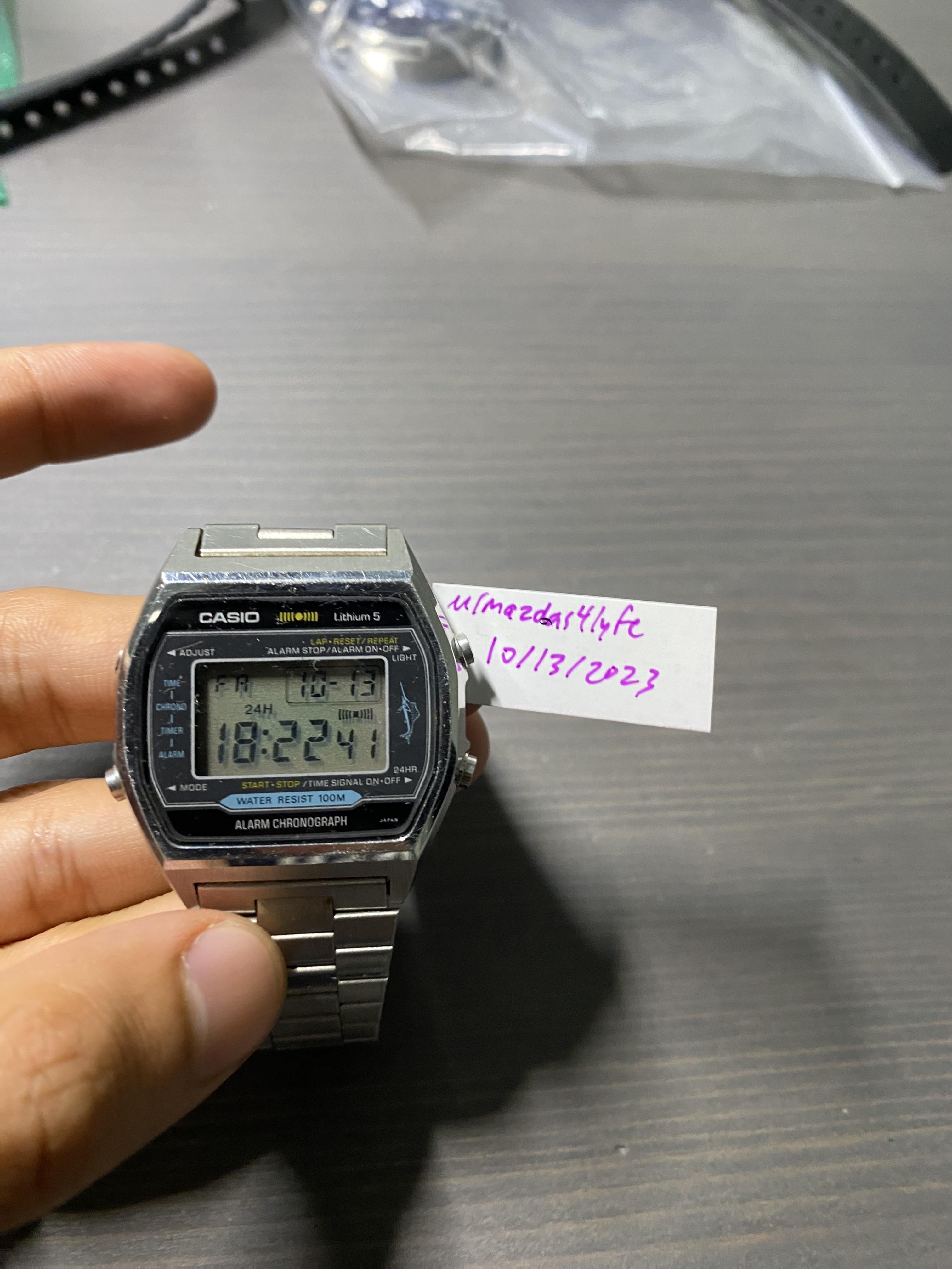 WTS] [repost] Vintage Casio Marlin h101 new battery, nice