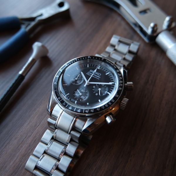 [WTS] Custom built watch with Seiko VK63 movement Speedmaster homage