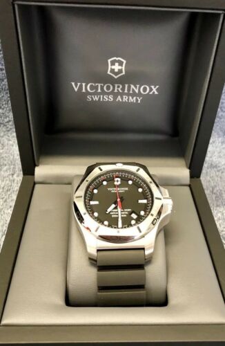 Swiss Army Victorinox I.N.O.X. Professional Diver Black Dial Mens