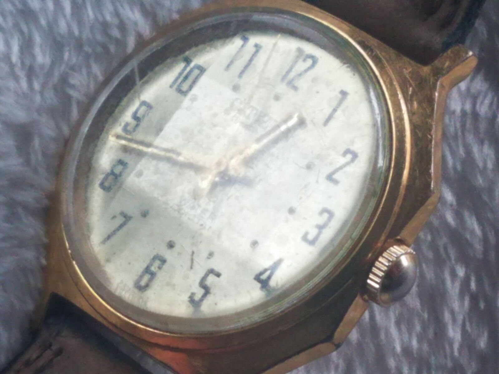 Vintage Citizen 17 Jewel WR C-25-CX Gold Tone Mens Hand Wind 
