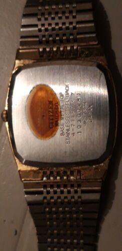 Citizen watch co base metal top stainless steel back hotsell