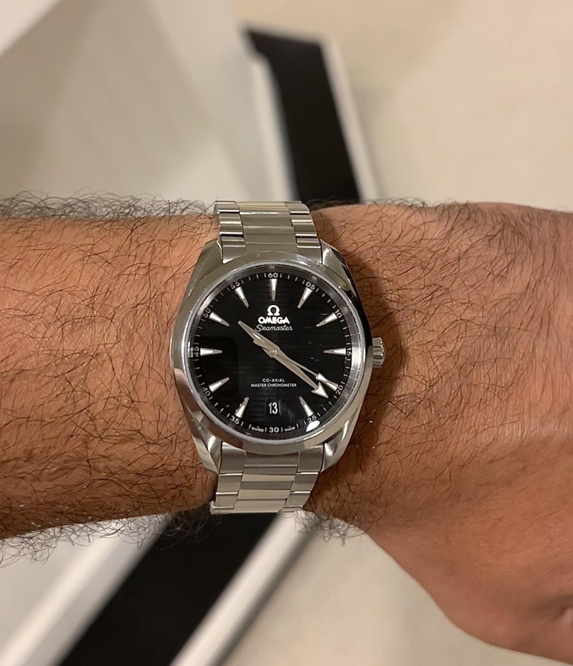 WTS Omega Aqua Terra 38mm Black Dial Master Chronometer Price