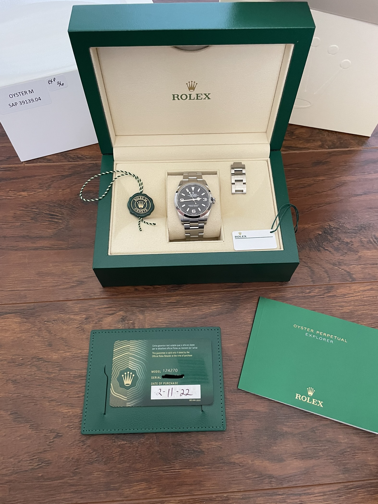 FS Rolex Explorer 1 36mm 2021 New Model WatchCharts Marketplace