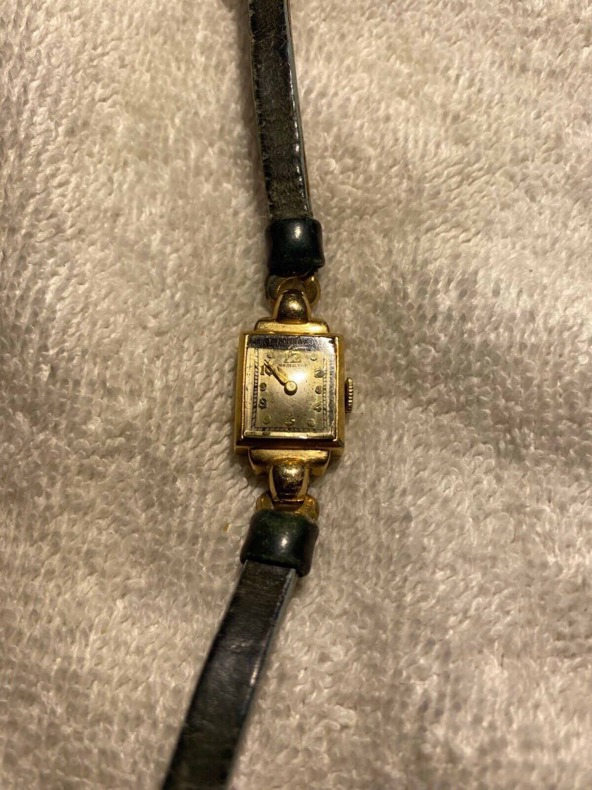 VINTAGE LADIES HAMILTON WATCH 14K GOLD FILLED 17 JEWEL MECHANICAL