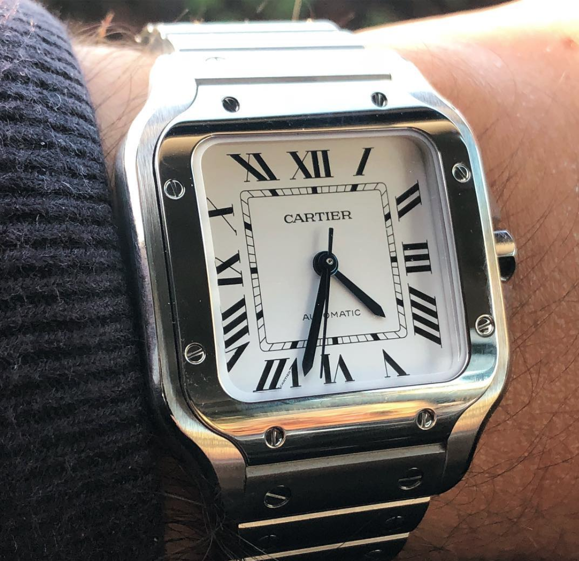 cartier santos scratch