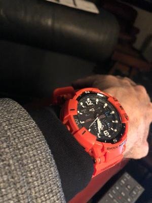 FS: G Shock Gravity Master Solar Multi Band GW-A1100R-4A (Orange