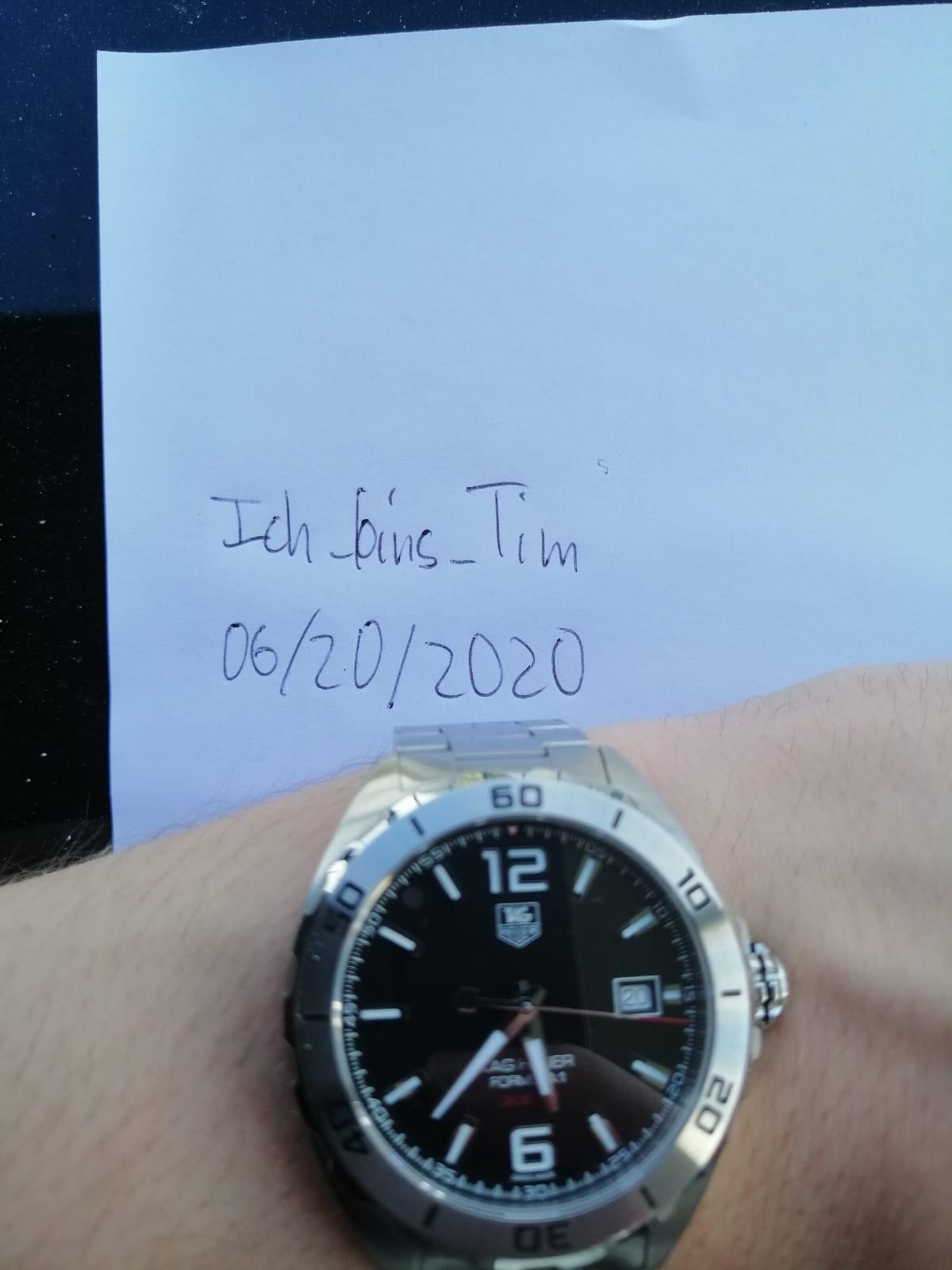 WTS 1180 TAG Heuer Formula 1 Calibre 5 Ref. WAZ2113.BA0875 ORBO