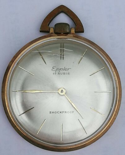 Eppler 手巻き時計 17石 SHOCKPROOF Pocket Watch Eppler, 17 Rubis, Shockproof | WatchCharts Marketplace