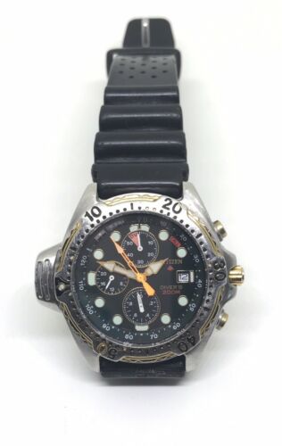 vintage citizen aqualand dive watch