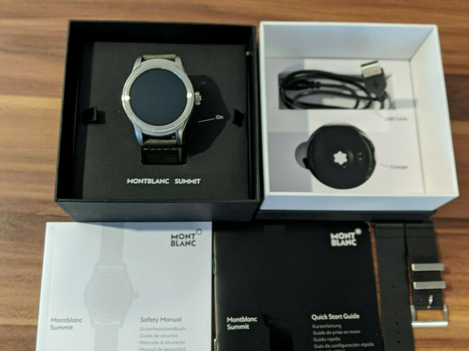 MontBlanc Summit Smartwatch model MS744517 Summit 1 WatchCharts Marketplace