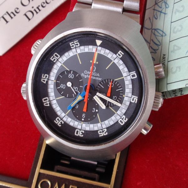 Fs: Beautiful Omega Flightmaster W  Box And Original Purchase Receipt 