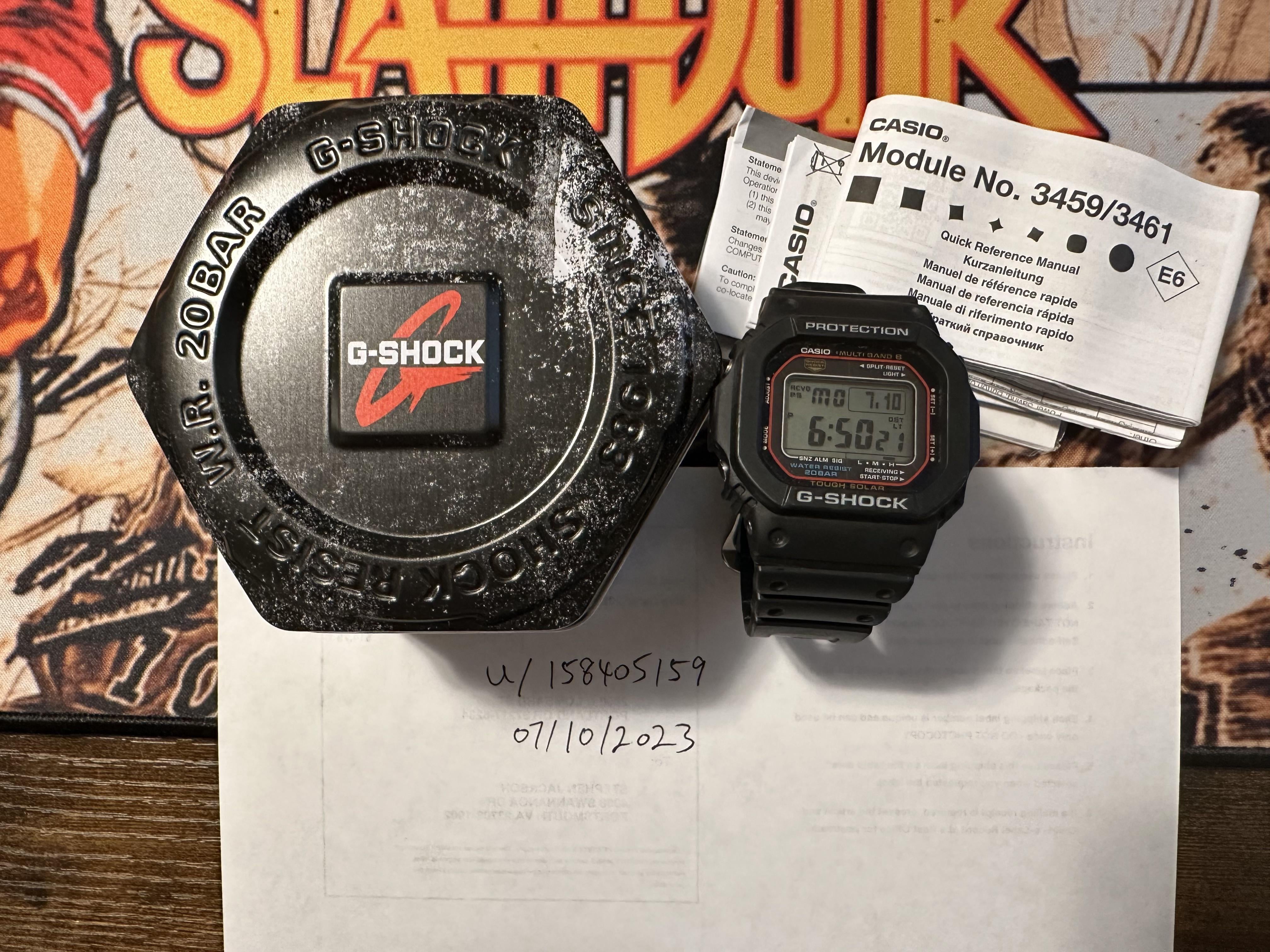 WTS] Casio G-Shock GW-M5610U (Tough Solar / Multiband 6