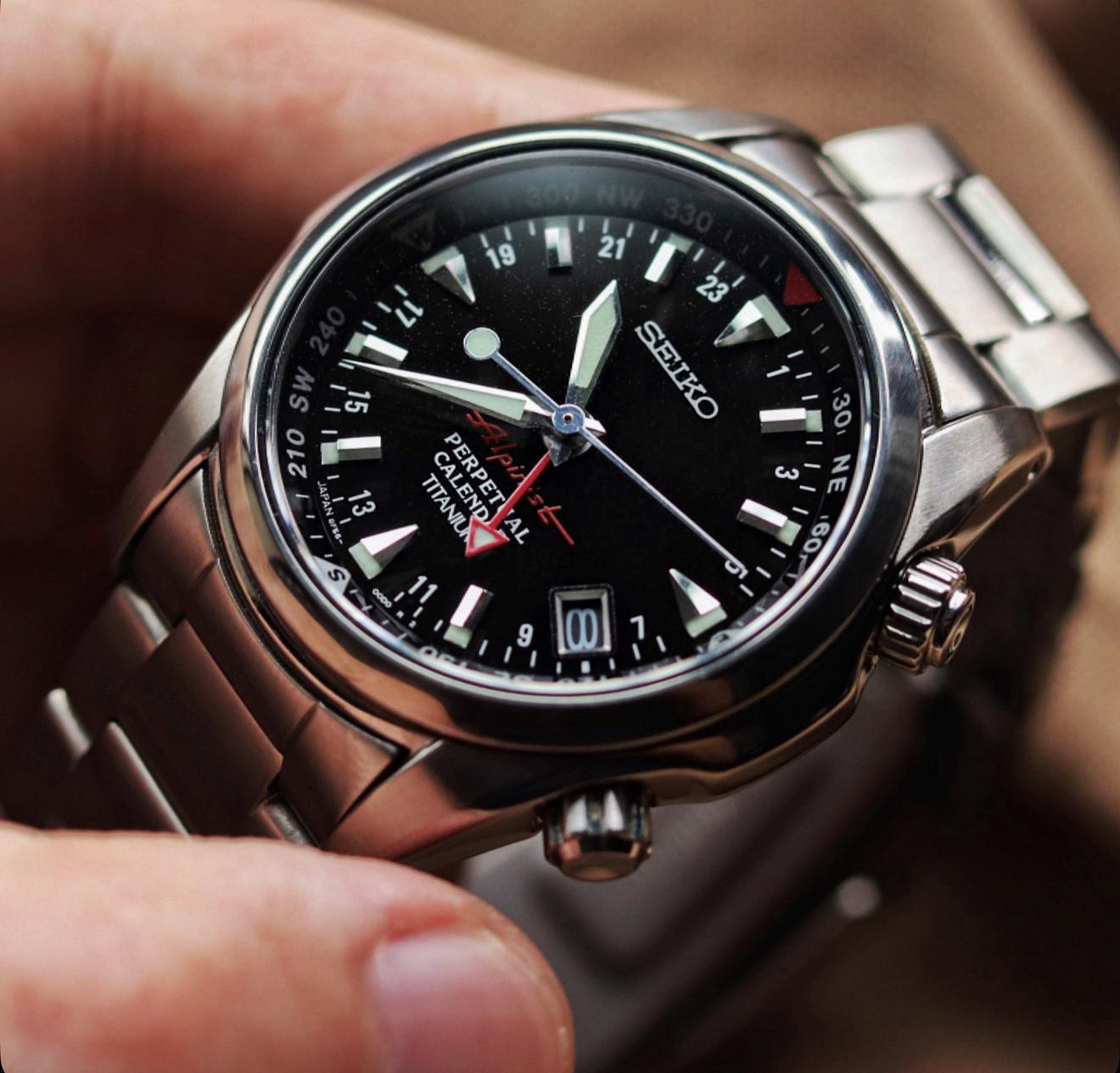 Seiko Perpetual Calendar CALENDAR PERPETUAL TITANIUM SEIKO 