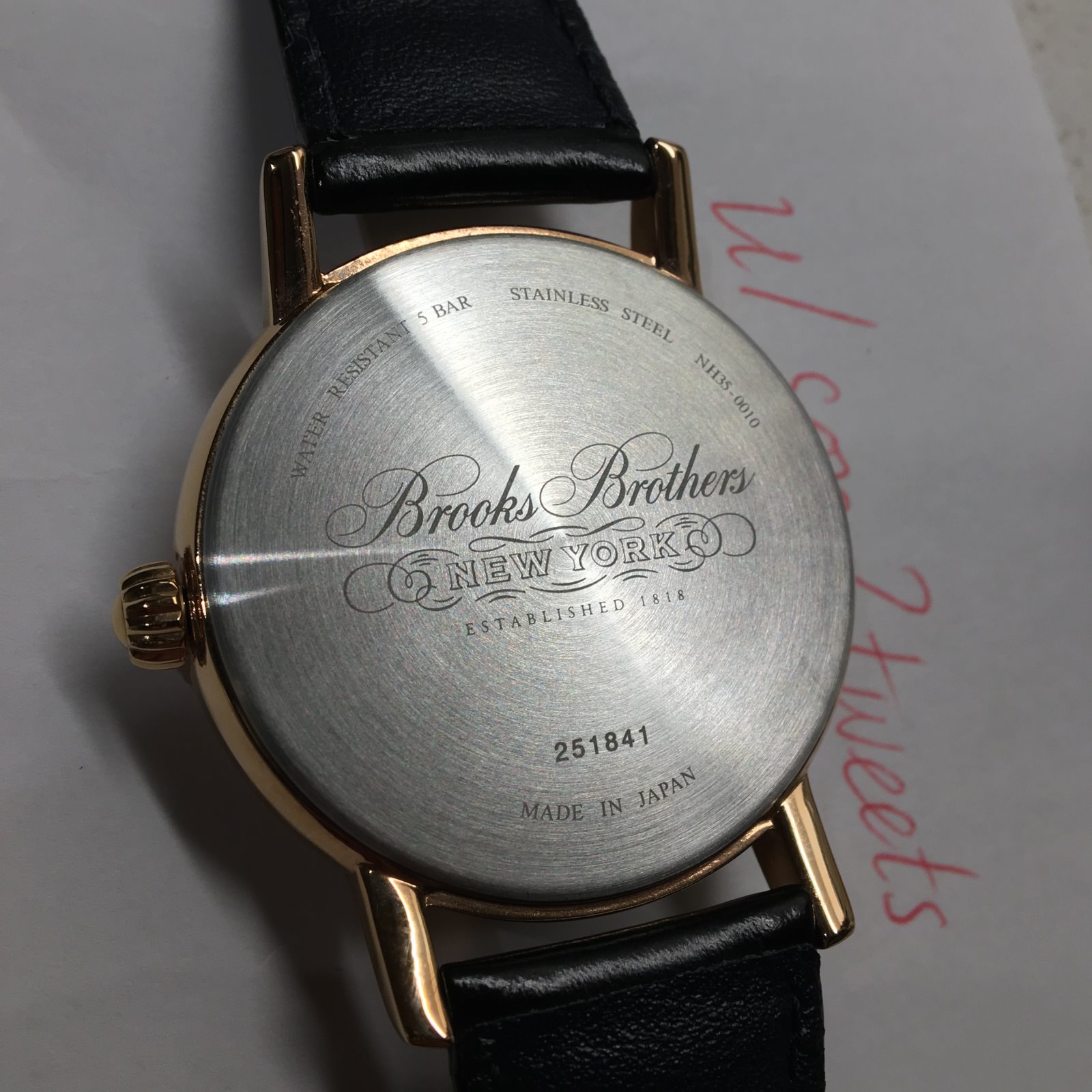 WTS Brooks Brothers by Seiko automatic watch WatchCharts