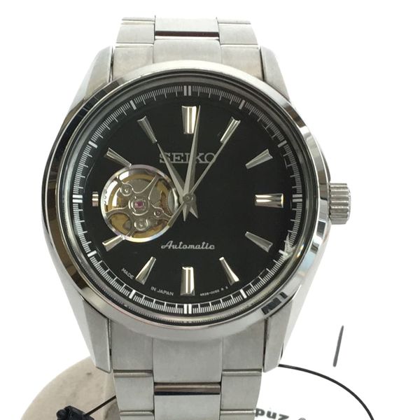 [Used] SEIKO Seiko / Self-winding watch / Analog / Black / Silver ...