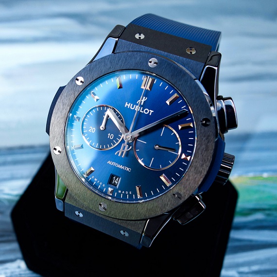 Classic Fusion Chronograph Titanium Blue 42 mm