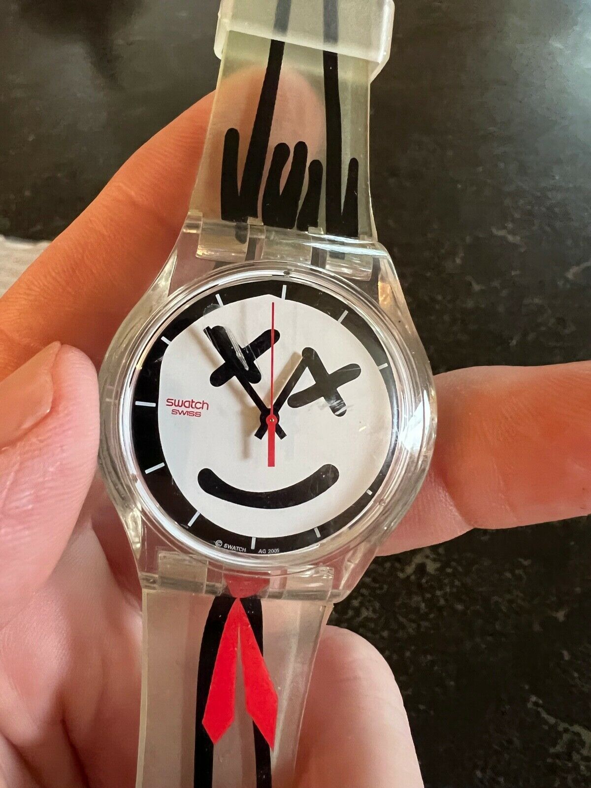 Swatch Watch - SUJK110 - FUNCKY RED TIE SWATCH JELLY IN JELLY~  main image 3