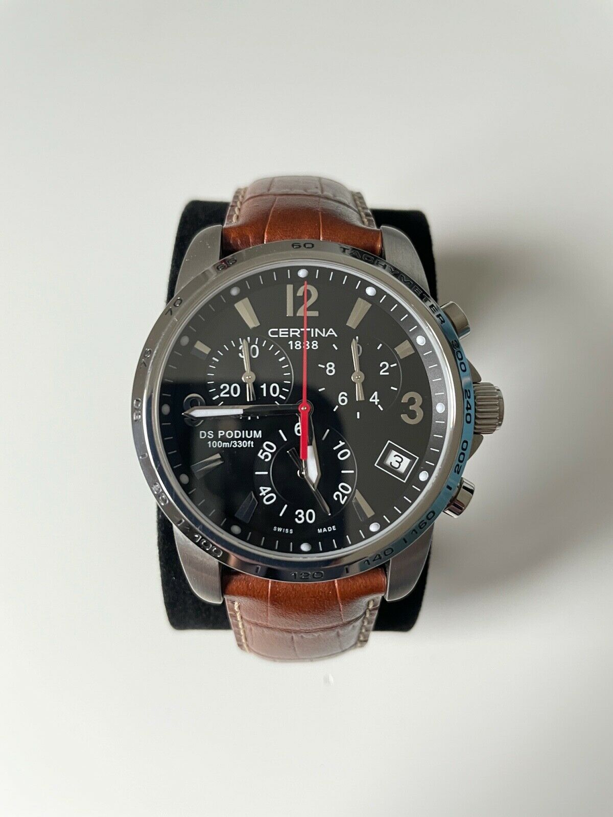 行董】Certina サーチナ 腕時計 536.7029/7129A アナログ クォーツ 