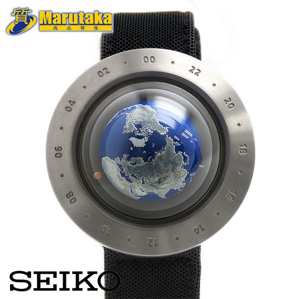 Seiko Earth Watch TVF050003 Earth Clock Think the Earth Quartz Seiko OH ...