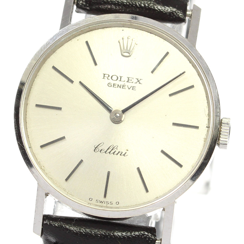 ROLEX] Rolex Cellini K18WG cal.1600 ref.3810 Manual winding