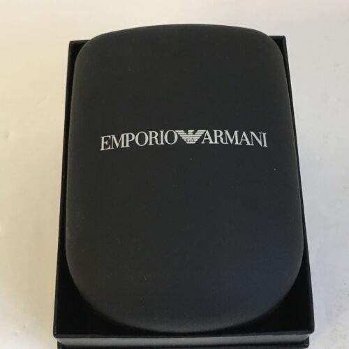 NEW GENUINE EMPORIO ARMANI MEN'S WATCH AR5890 SILICONE BROWN STRAP & ROSE  GOLD | eBay