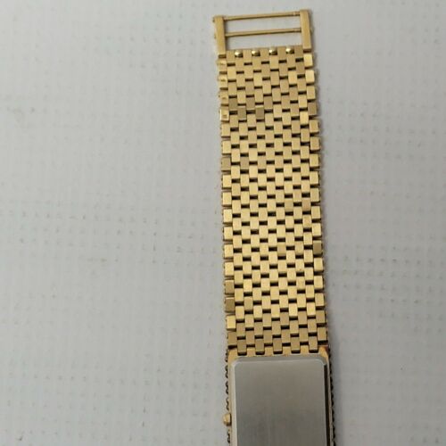 Longines QWR HT1965 Swiss 1500 Gold Rectangular Dress Watch