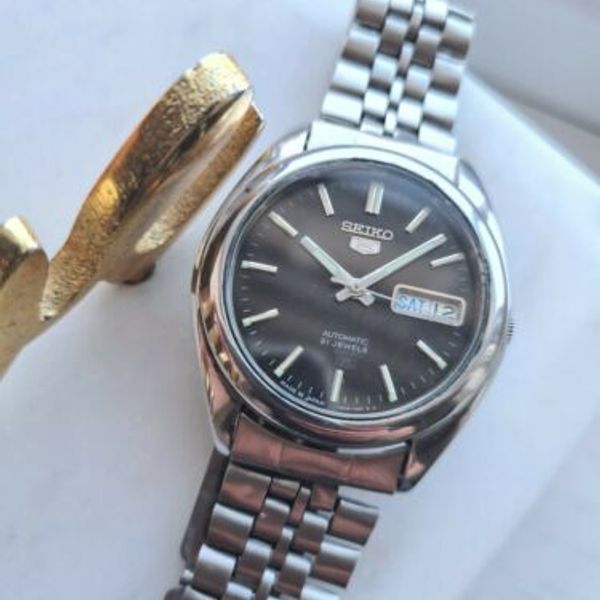 vintage-black-1997-seiko-5-7s26-0080-mens-auto-mechanical-day-date