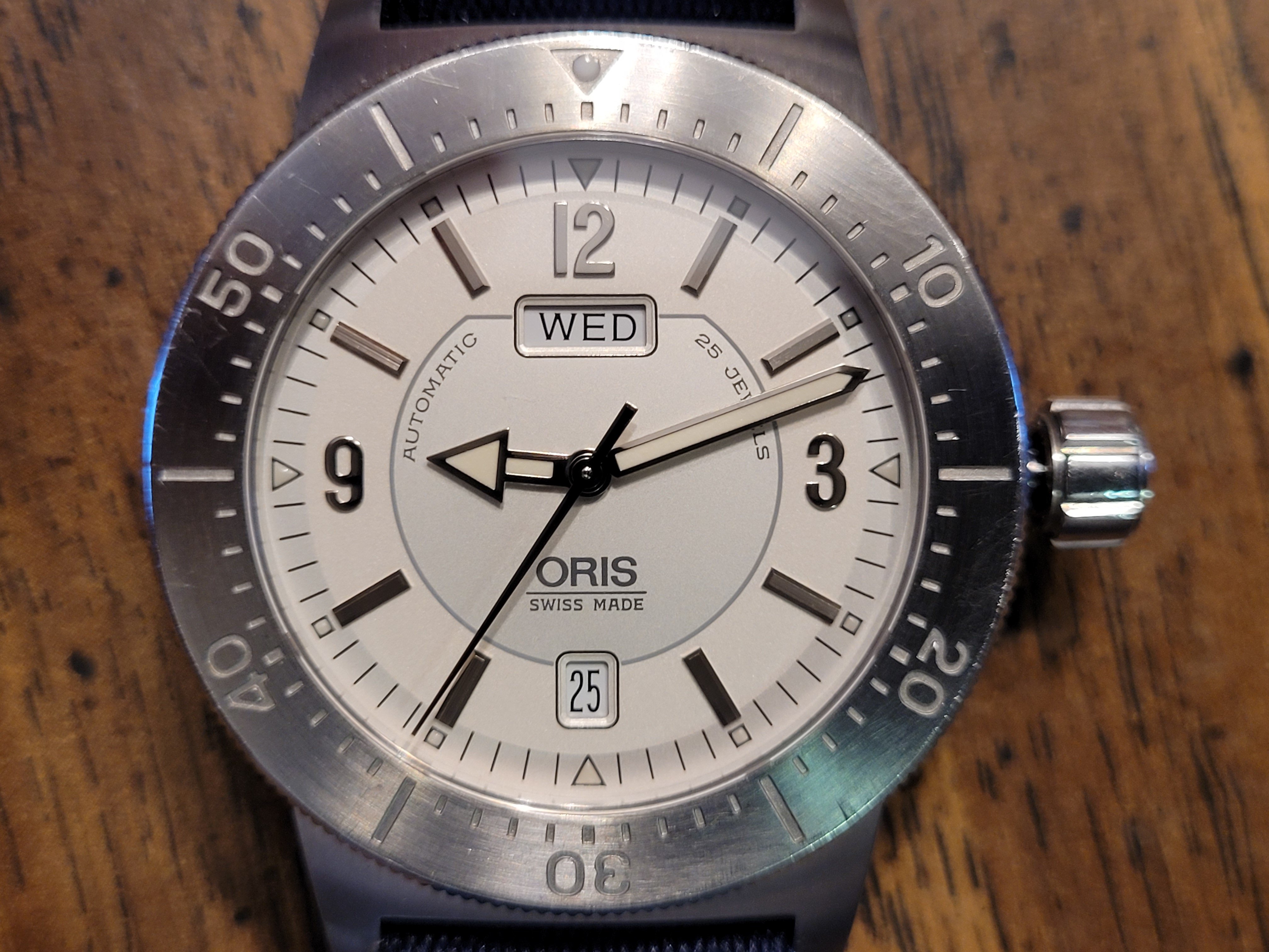 Oris bc3 diver sale