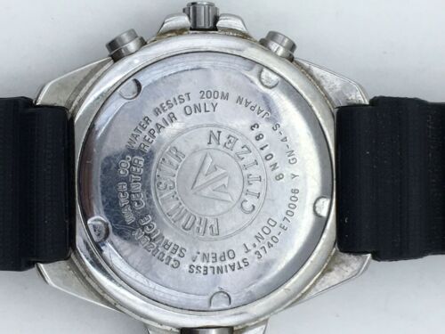 CITIZEN RARE YELLOW DIAL Promaster Aqualand Diver 200m 3740-E70006