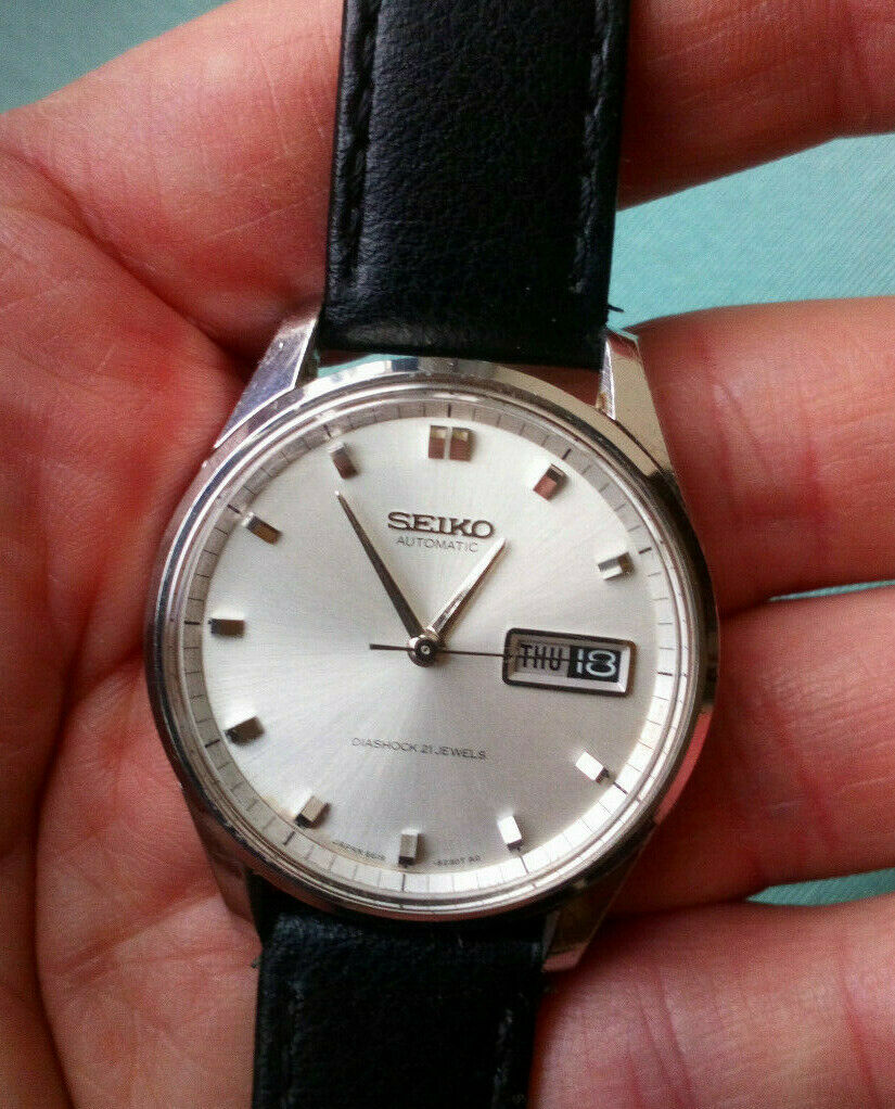 SUPERB Gents Vintage SEIKO AUTOMATIC DIASHOCK 6619-8070