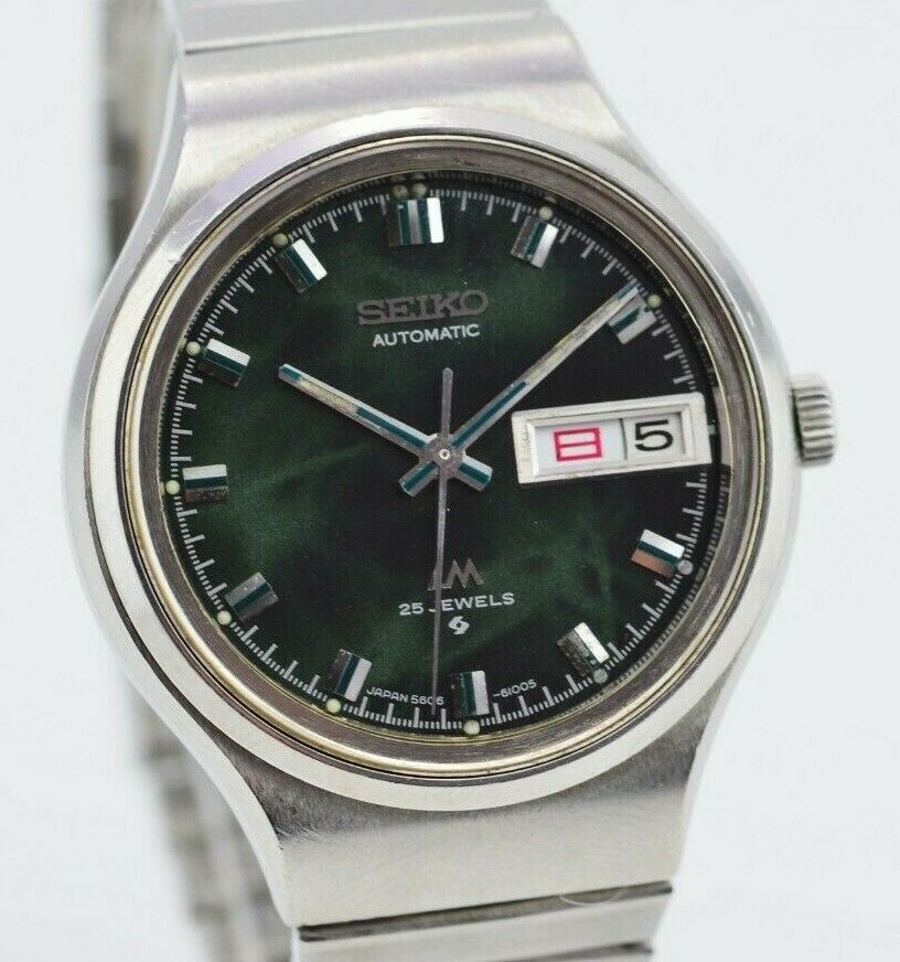 Vintage Seiko Lord Matic LM Automatic Watch Kanji Rare Dial 5606