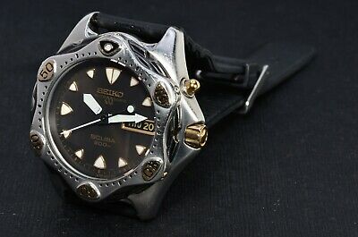 Seiko 5M23-7A00 SBBW001 Starfish Diver AGS/Kinetic 200m Works well 