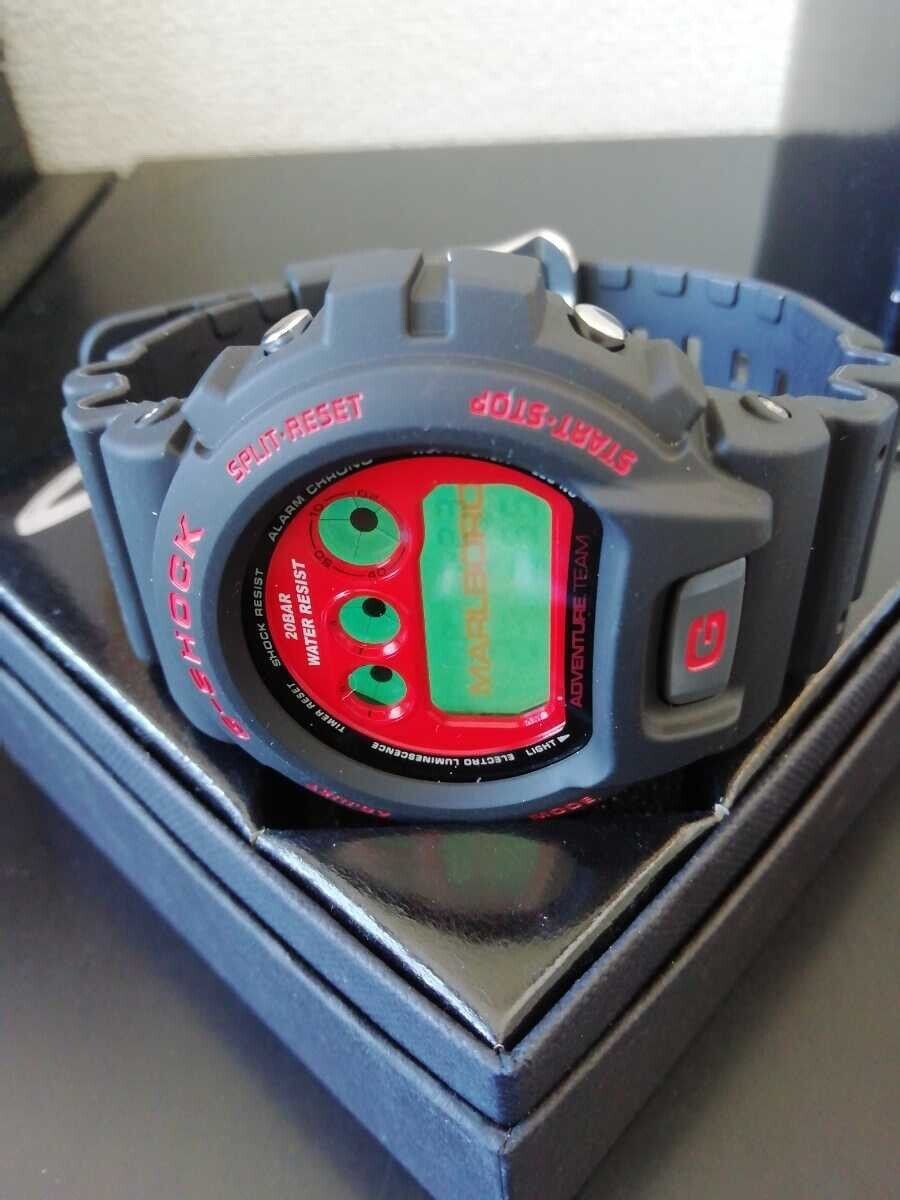 マルボロgショック コラボ/G-SHOCK/DW-6900/非売品/マルボロアドベンチャー/赤/美品