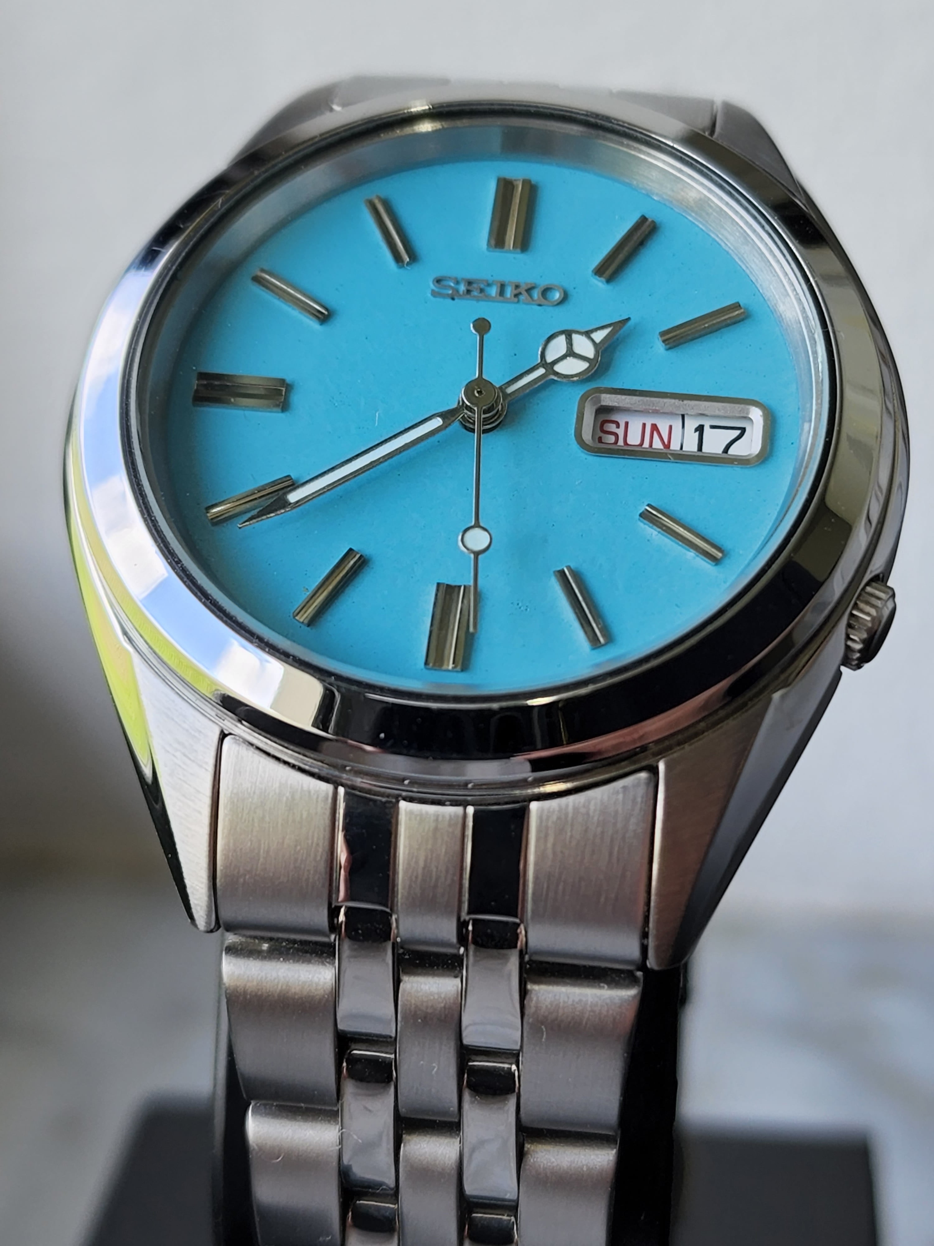 WTS] Seiko 5 7S26 MOD Tiffany blue dial NH36a update | WatchCharts