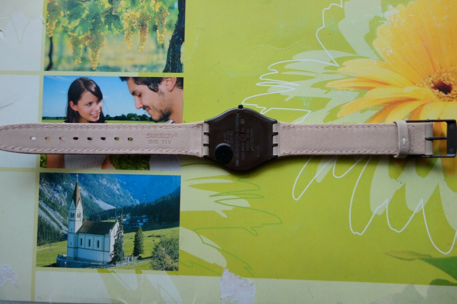 Vintage Swatch Skin DESERTIC SFC100 1997 Ultra thin Swiss Unisex 