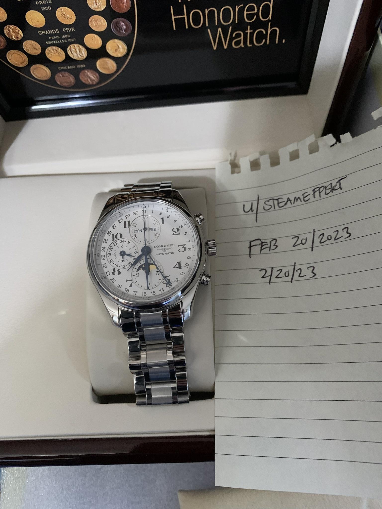 WTS 42MM Longines Master Collection Moonphase Full Kit