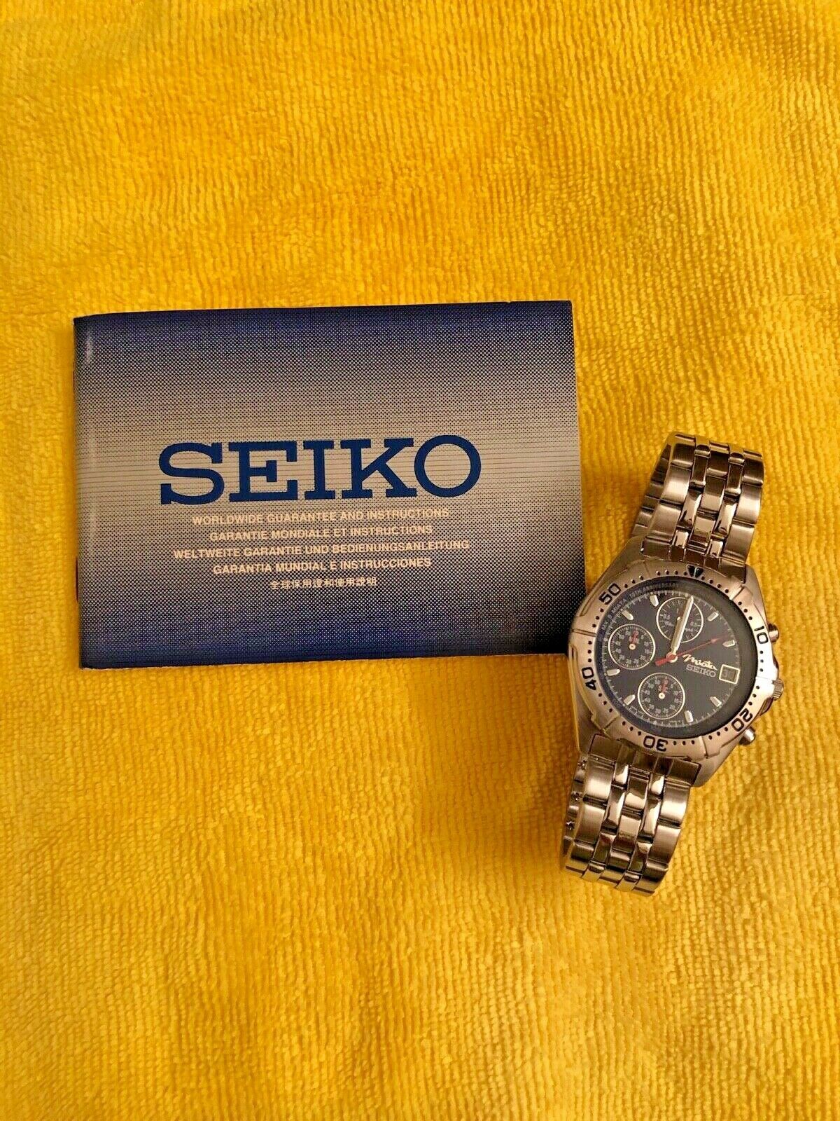 SEIKO Mazda MX-5 10th Anniversary Men's Quartz Chronograph Watch |  WatchCharts