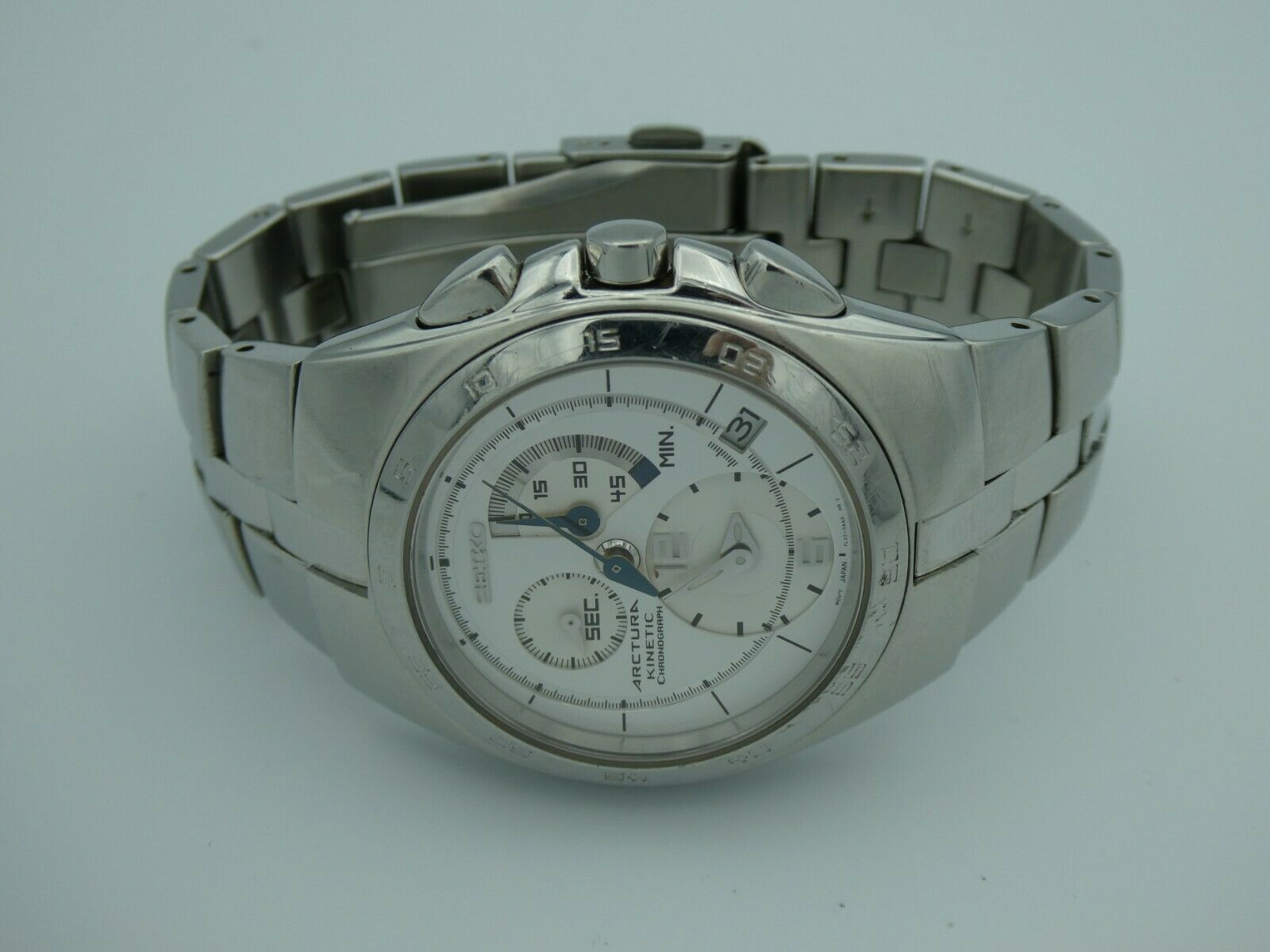 Seiko Arctura Kinetic Chronograph Gents watch 7L22-0AA0 Spares/Repairs |  WatchCharts