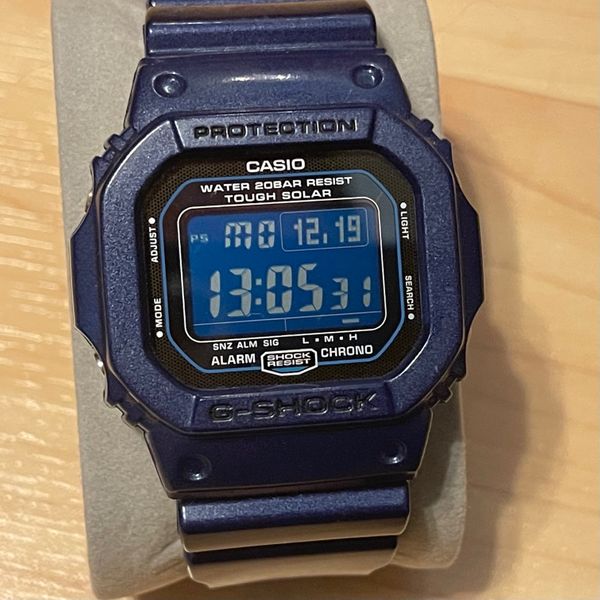 [WTS] Casio G-Shock G-5600CC-2 Blue Display Tough Solar Digital Watch ...