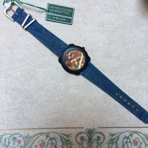 Orologio Benetton by Bulova VINTAGE quarzo ANNI 90 MAI