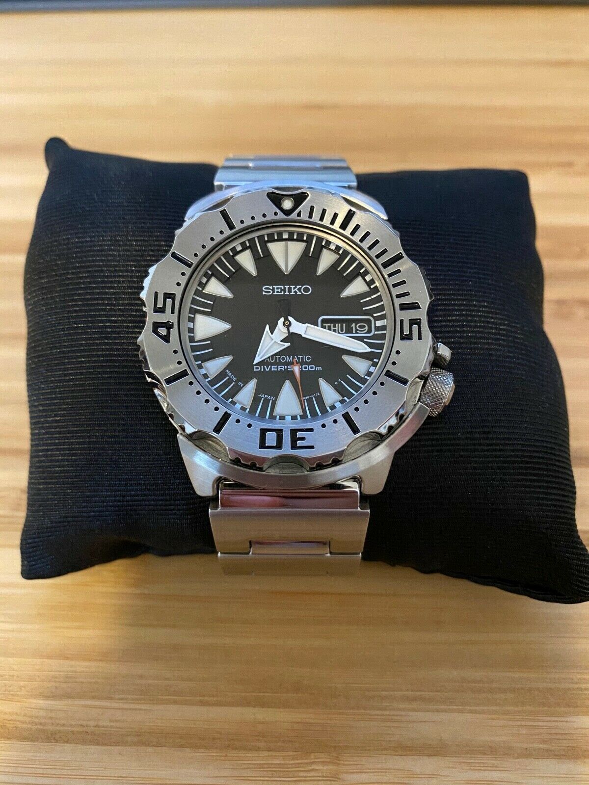 Seiko Black Monster 2nd gen SRP307J1 No reserve Japan made