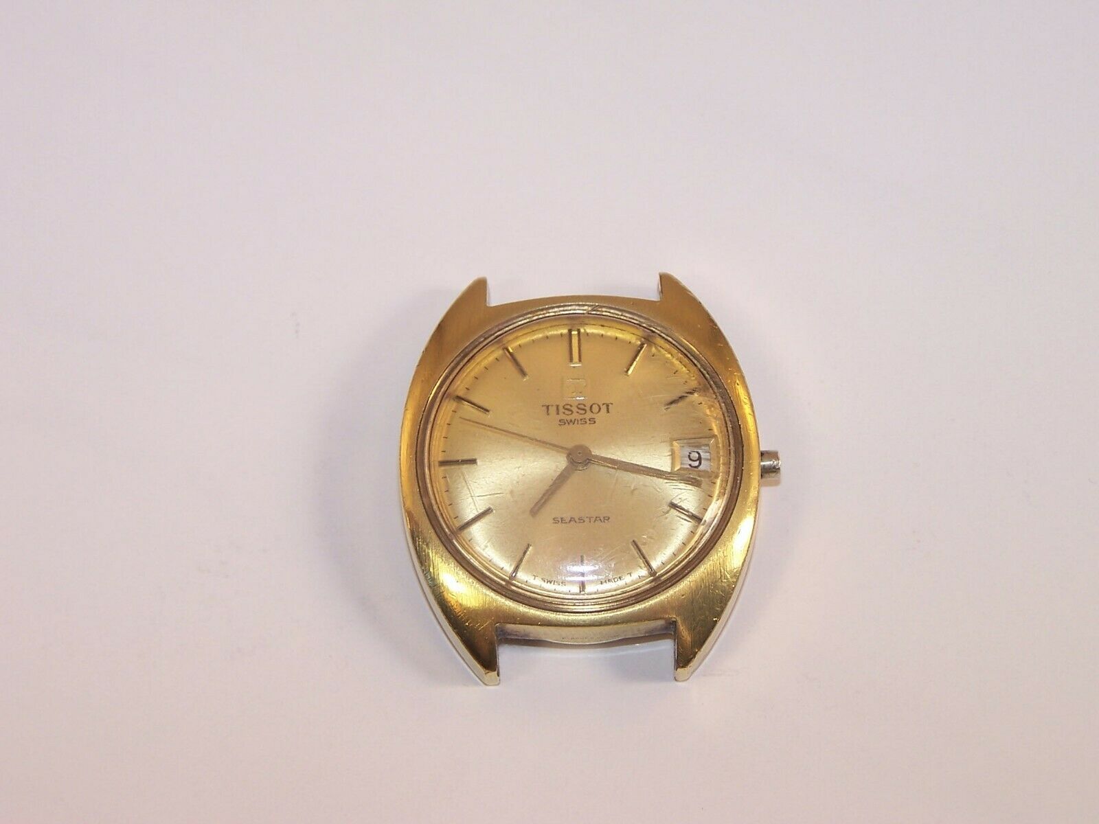 Vintage Tissot Swiss Seastar Gold Plated Men s Swiss Made Watch