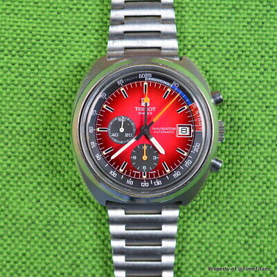 TISSOT NAVIGATOR AUTOMATIC YACHTING CHRONOGRAPH Cal 1341 43MM RED