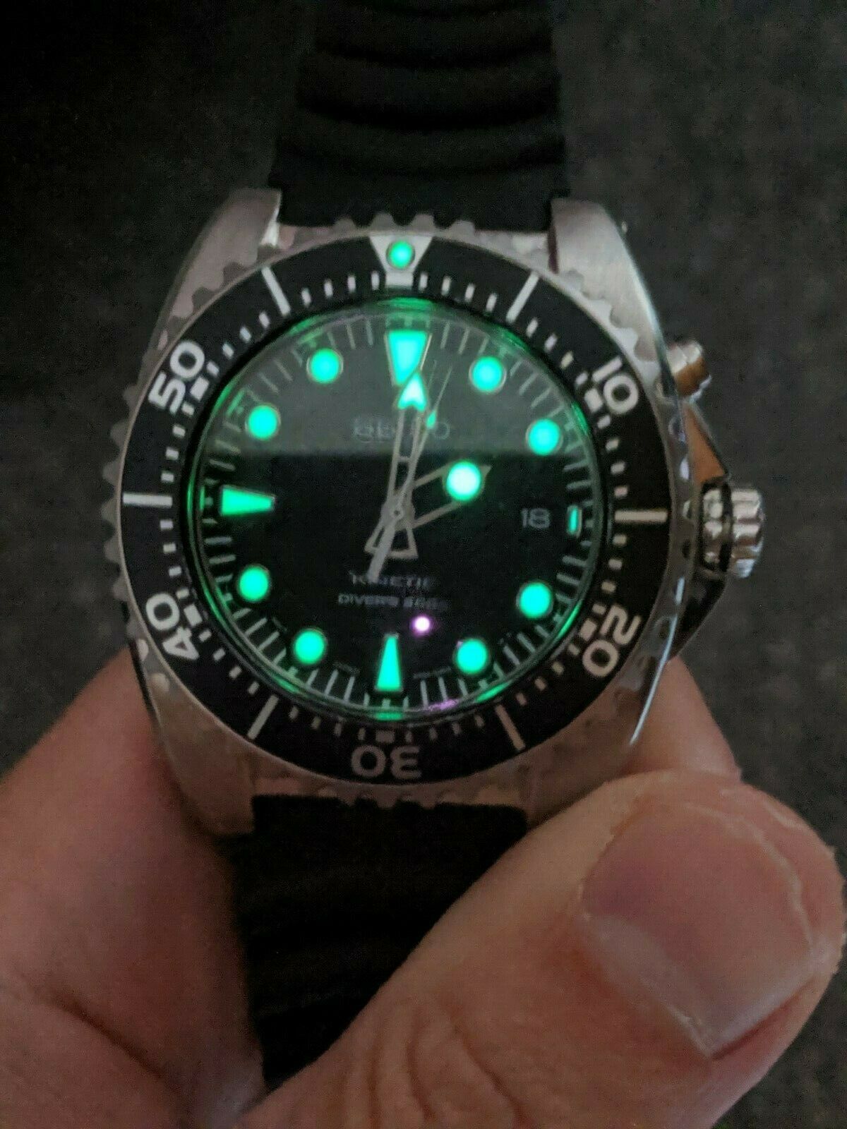 Seiko Kinetic Scuba Divers Watch 200m 5M62-0BL0 Seiko Kinetic Scuba Divers Watch 200m 5M62-0BL0