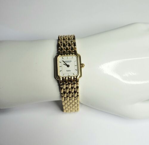 RAYMOND WEIL FIDELIO GENEVE 18K GOLD ELECTROPLATED WOMEN WATCH