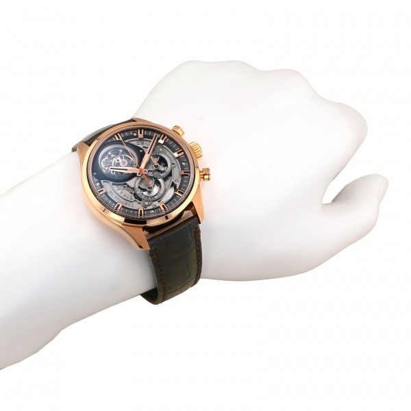 時計 MaedaHiroENICAR Zenith ZENITH El Primero Tourbillon-Skeleton World Limited