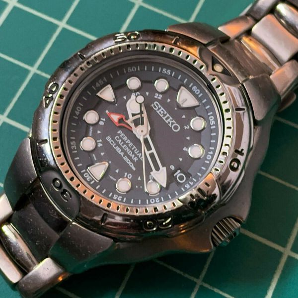 【希少】SEIKO ダイバー チタン scuba GMT 8F58-0020 希少】SEIKO ダイバー チタン scuba GMT 8F58-0020 - メルカリ